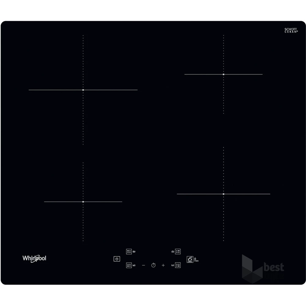 Whirlpool WS Q 2160 NE fekete, beépíthető, indukciós, főzőzóna: 4, beépíthető méret: 56cm, főzőlap