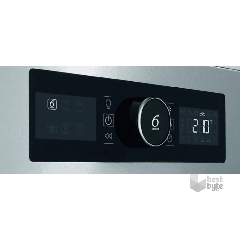 Whirlpool AKZ9 6270 IX inox, beépíthető, sütőtér: 73L, grill, légkeverés, sütő