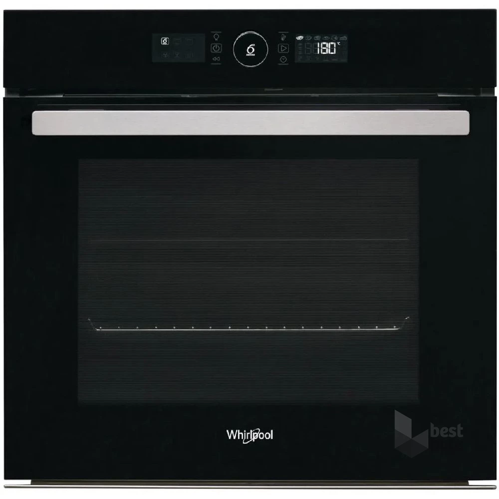 Whirlpool AKZ9 6290 NB fekete, beépíthető, sütőtér: 73L, grill, légkeverés, sütő