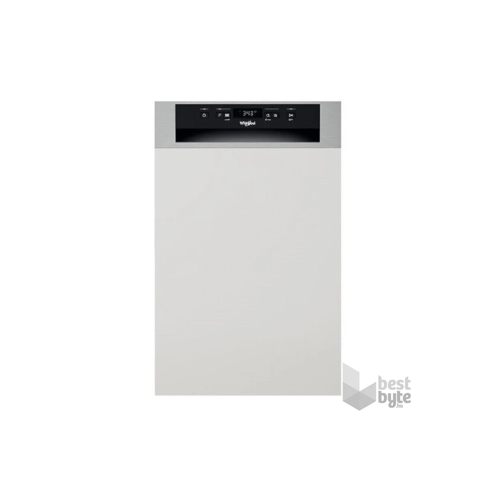 Whirlpool WSBC 3M27 X programok száma: 6, szabadonálló, 10 terítékes mosogatógép 