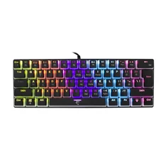 White Shark ASHIKO GK-2202B/BL-US fekete mechanikus (blue switch) gamer billentyűzet