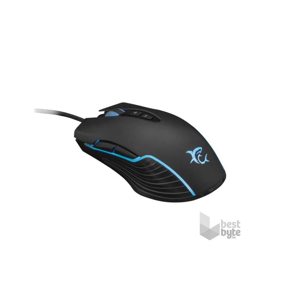 White Shark AZARAH GM-5003 6400dpi fekete gamer egér