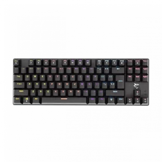 White Shark COMMANDOS GK-2106B/R-HU fekete mechanikus magyar (red switch) gamer billentyűzet