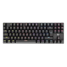 White Shark COMMANDOS GK-2106B/BL-HU fekete mechanikus magyar (blue switch) gamer billentyűzet