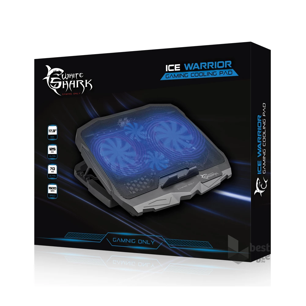 White Shark ICE WARIOR CP-25 White Shark notebook hűtőpad
