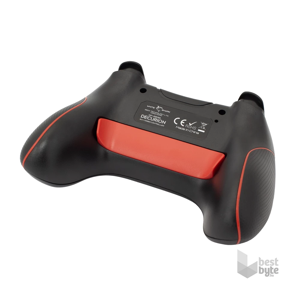 White Shark GP-2038 DECURION 3in1 PS3/PC/Android/TV fekete gamer kontroller