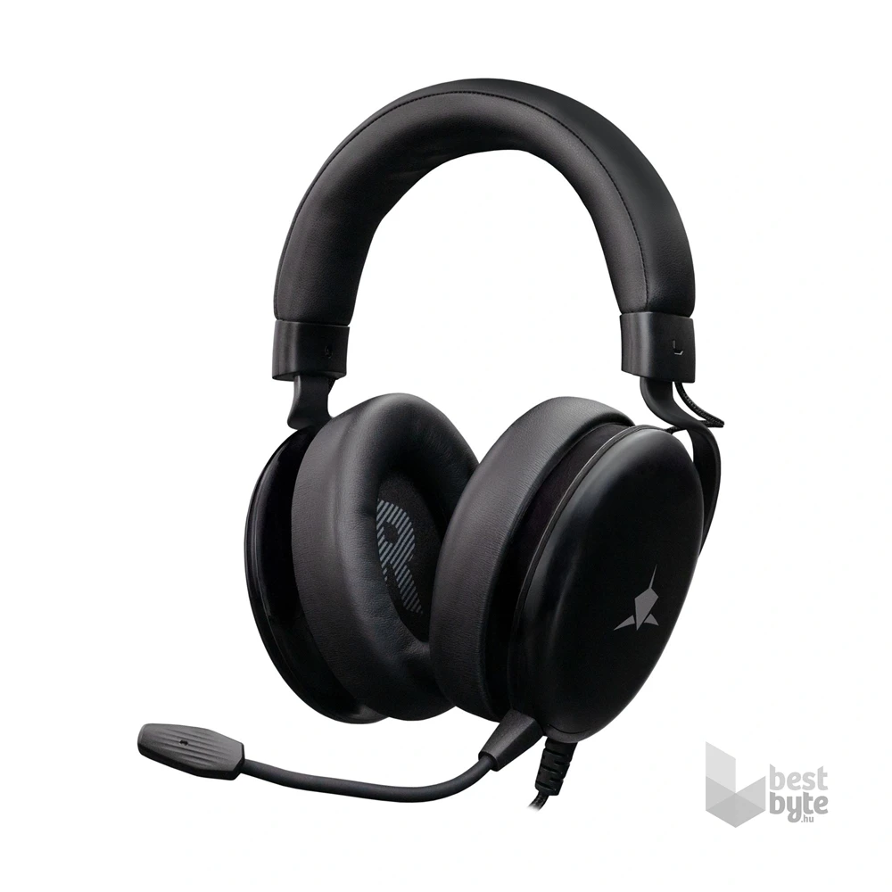 White Shark ELEPHANT vezetékes fekete gamer headset