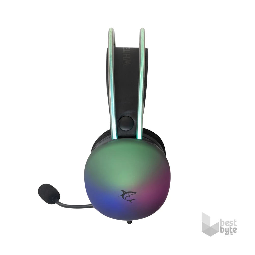 White Shark FIREFLY GH-2342B fekete gamer fejhallgató