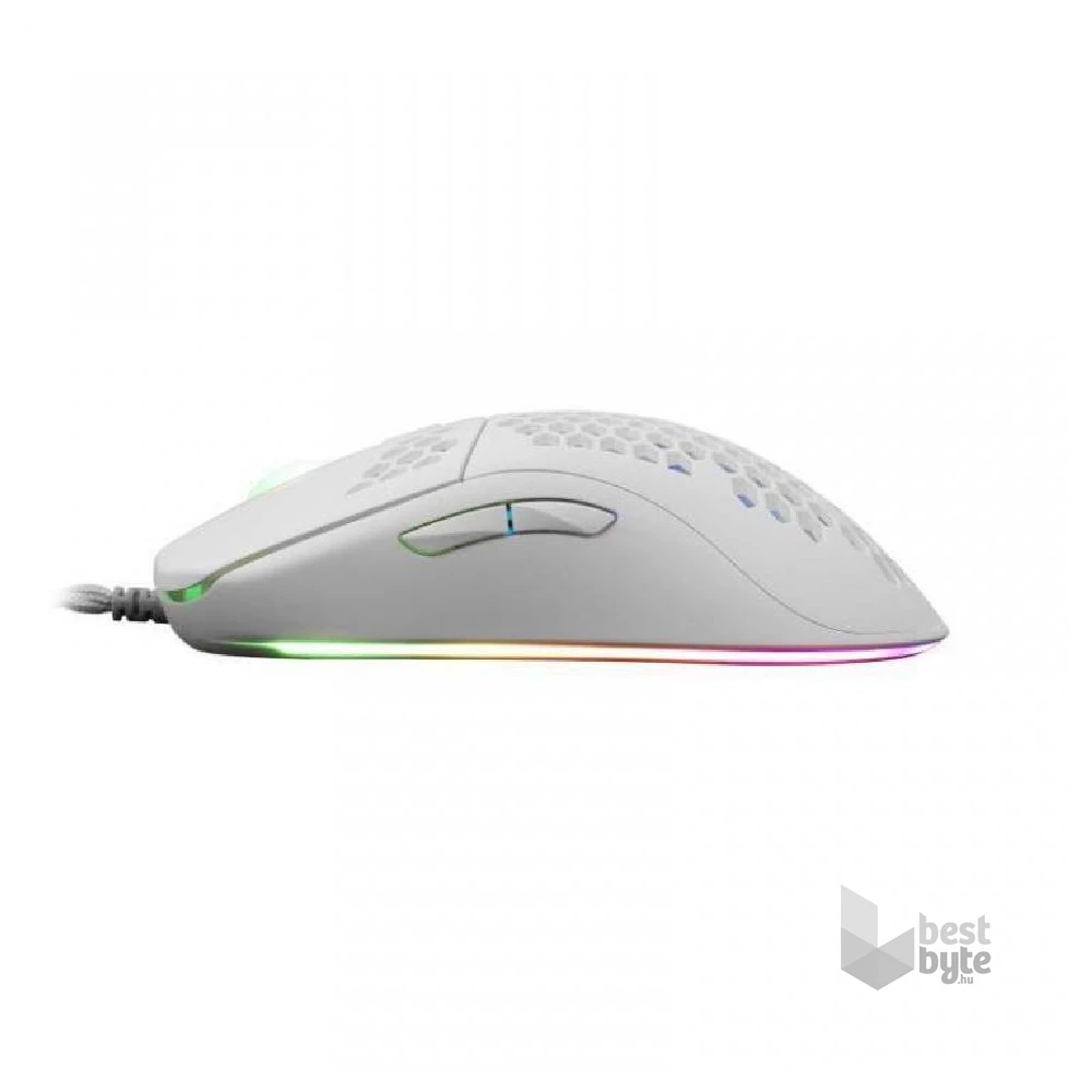 White Shark GALAHAD GM-5007W 6400 dpi fehér gamer egér