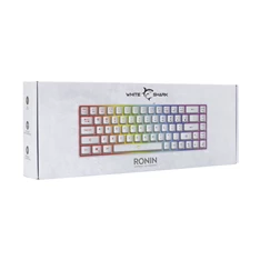 White Shark GK-2201W-US RONIN-W fehér membrán gamer billentyűzet