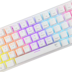 White Shark GK-002223V2-W/BL-HU Wakizashi 2 HUN fehér (blue switch) gamer billentyűzet