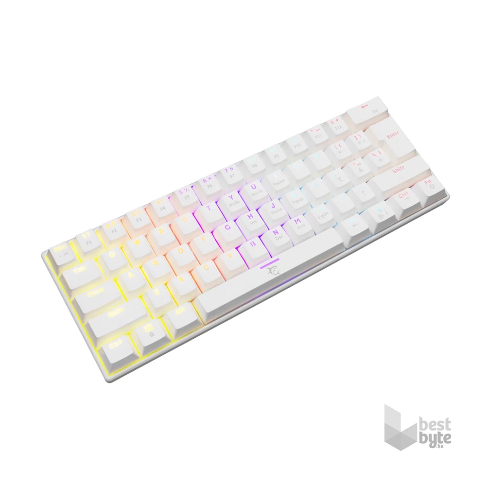 White Shark SHINOBI GK-2022W/BR-US fehér mechanikus gamer billentyűzet