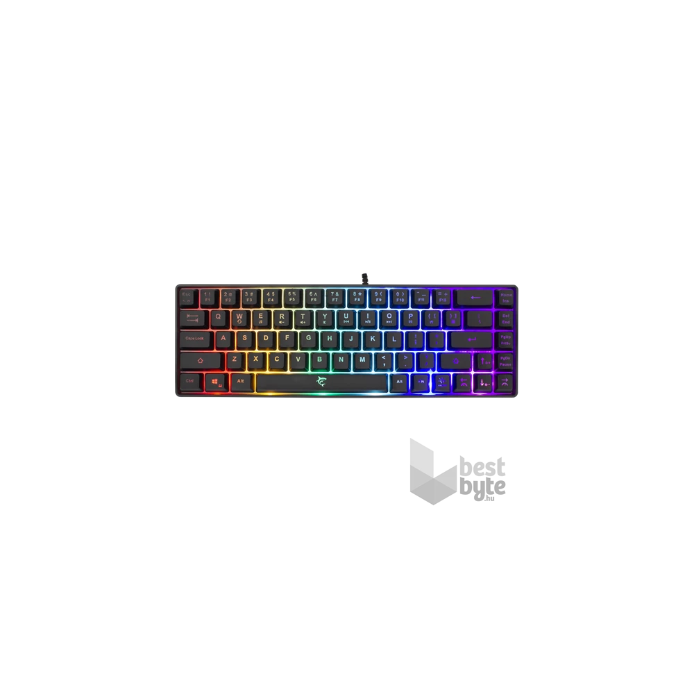 White Shark GK-2201B-HU RONIN-B fekete gamer billentyűzet