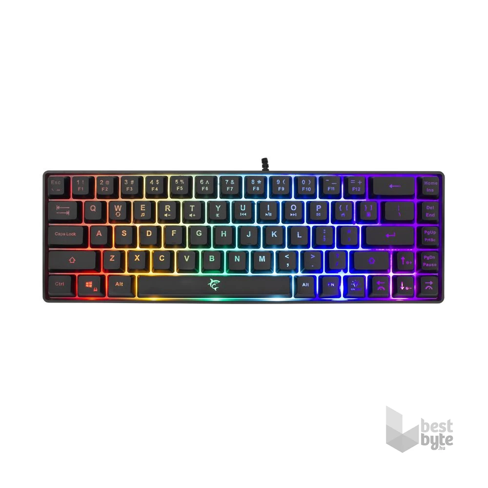 White Shark GK-2201B-US RONIN-B fekete membrán gamer billentyűzet