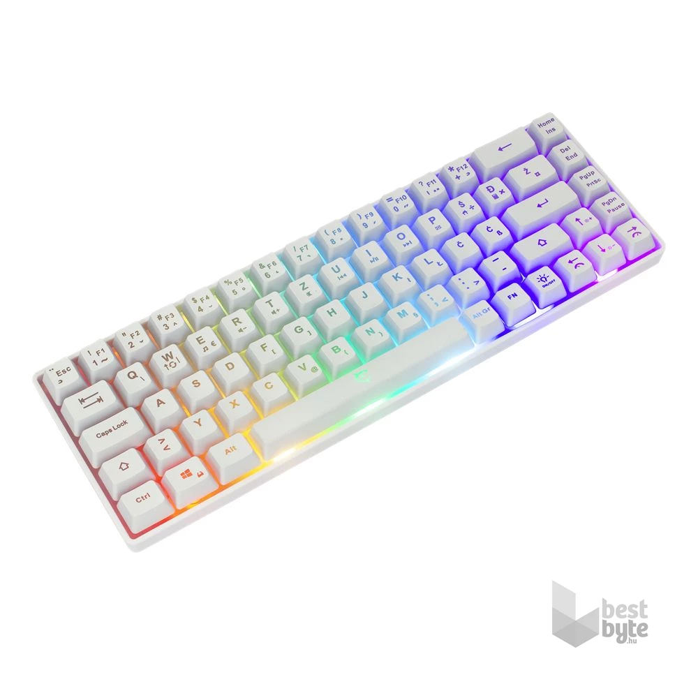 White Shark GK-2201W-US RONIN-W fehér membrán gamer billentyűzet