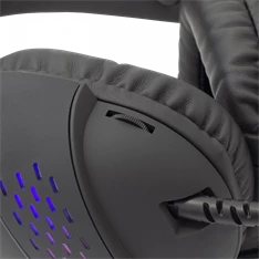 White Shark OX/RGB GH-2140 fekete gamer fejhallgató
