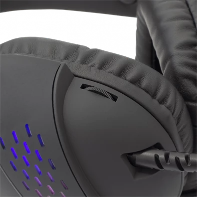 White Shark OX/RGB GH-2140 fekete gamer fejhallgató