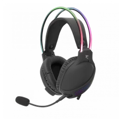 White Shark OX/RGB GH-2140 fekete gamer fejhallgató