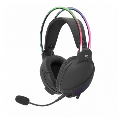 White Shark OX/RGB GH-2140 fekete gamer fejhallgató
