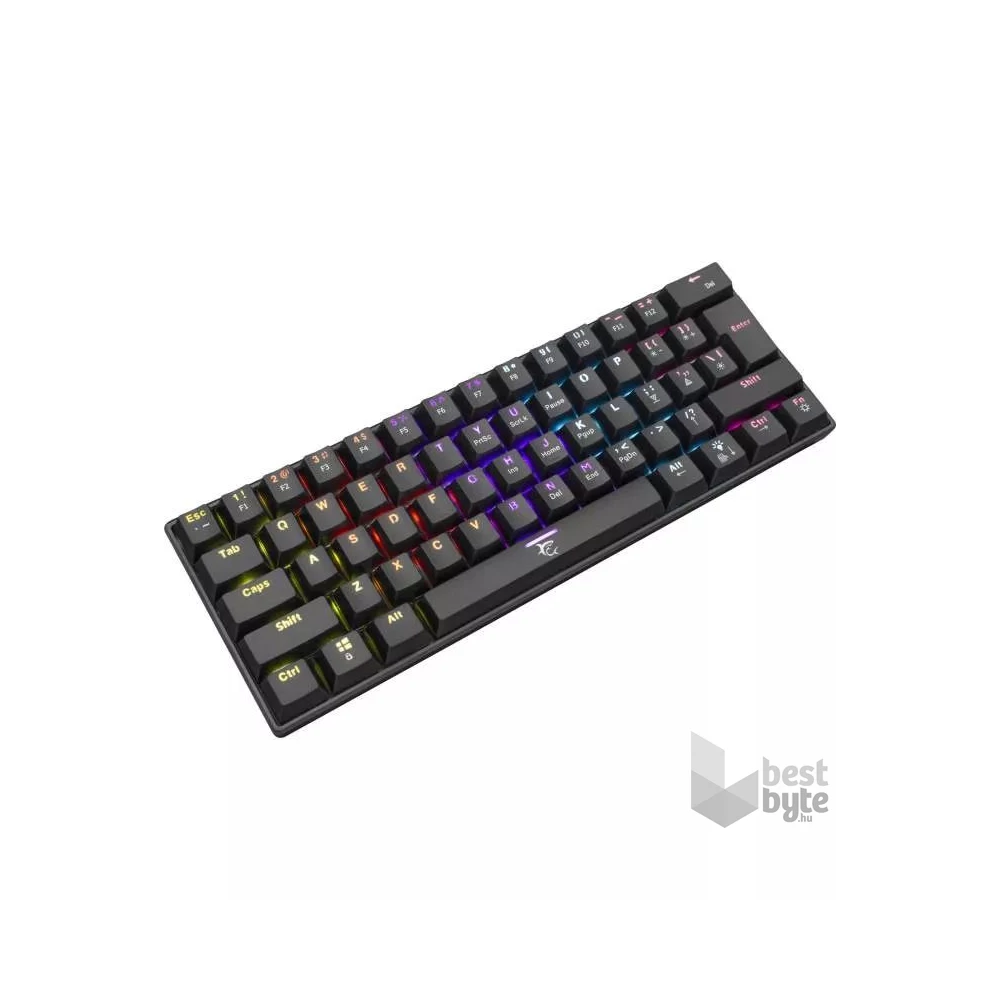 White Shark SHINOBI GK-2022B/R-US fekete mechanikus (red switch) gamer billentyűzet