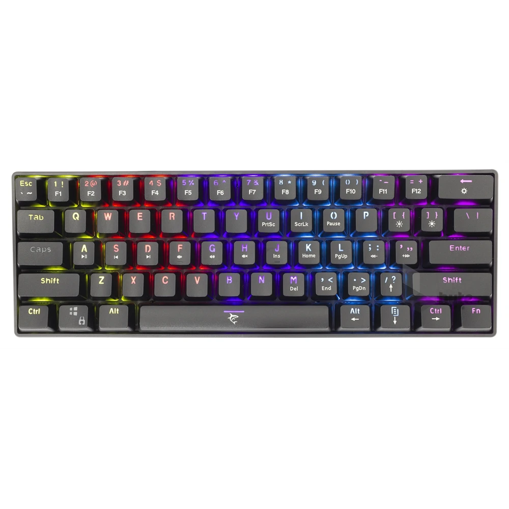 White Shark SHINOBI GK-2022B/R-US fekete mechanikus (red switch) gamer billentyűzet