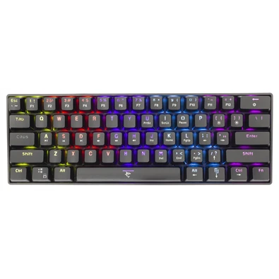 White Shark SHINOBI GK-2022B/R-US fekete mechanikus (red switch) gamer billentyűzet