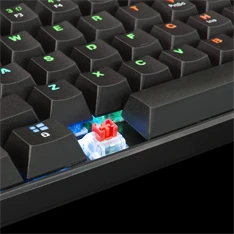White Shark SHINOBI GK-2022B/R-US fekete mechanikus (red switch) gamer billentyűzet