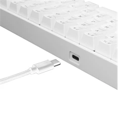 White Shark SHINOBI GK-2022W/R-HU fehér mechanikus(red switch)gamer billentyűzet