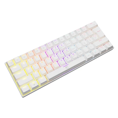 White Shark SHINOBI GK-2022W/BL-HU fehér mechanikus (blue switch) gamer billentyűzet