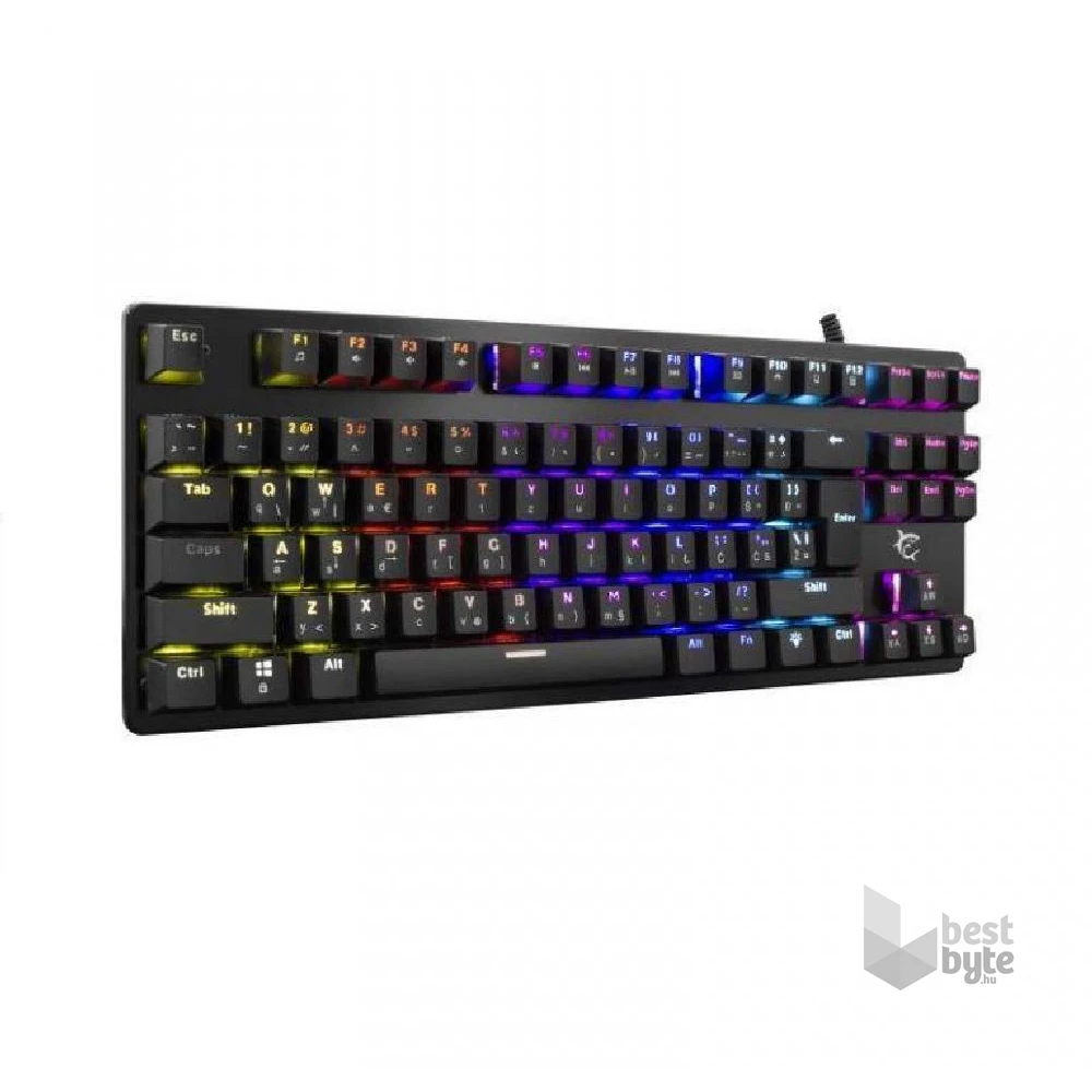 White Shark SPARTAN GK-1925HU mechanikus magyar (blue switch) gamer billentyűzet