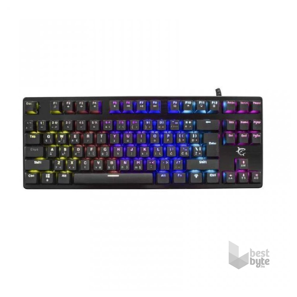 White Shark SPARTAN GK-1925HU mechanikus magyar (blue switch) gamer billentyűzet