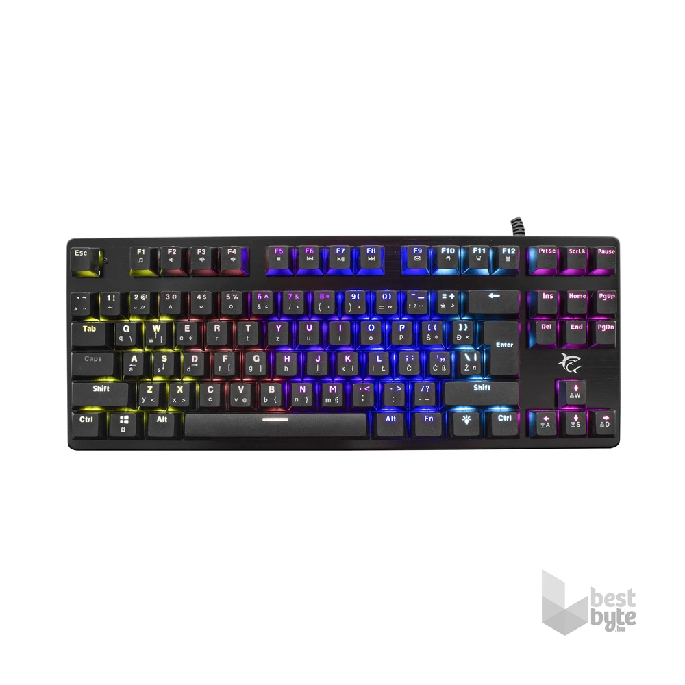 White Shark SPARTAN GK-1925 US mechanikus (blue switch) gamer billentyűzet