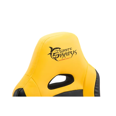 White Shark SPEED MASTER sárga/fekete Gamer szék