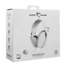 White Shark WS GH-2443W SPARROW-W fehér gamer headset