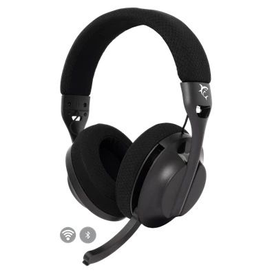 White Shark WS WGH-2441B FALCON-B vezeték nélküli fekete gamer headset