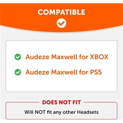Wicked Cushions HB-SI-MAXWELL-B Audeze Maxwell WC Silicone fekete fejpánt
