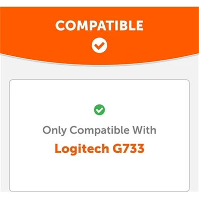 Wicked Cushions LOGI-FR-733-B FreeZe for Logitech G733 fekete gaming fülpárna