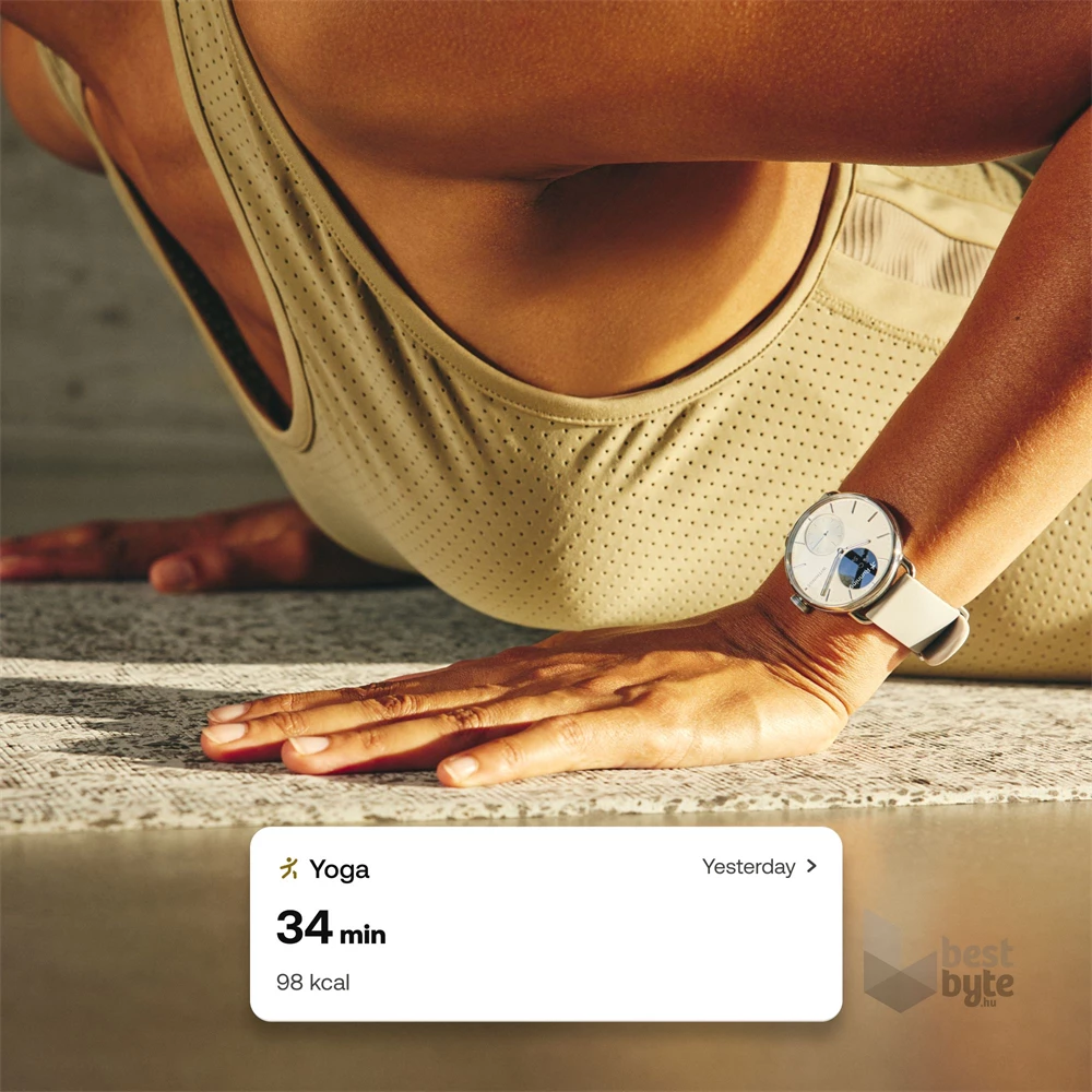 Withings HWA10-model 1 ScanWatch 2 38mm fekete okosóra