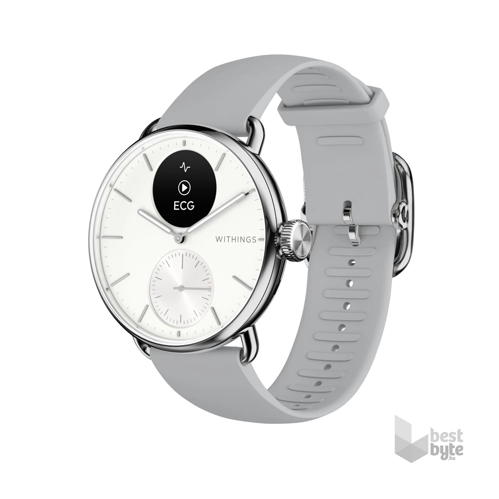 Withings HWA10-model 2 ScanWatch 2 38mm fehér okosóra