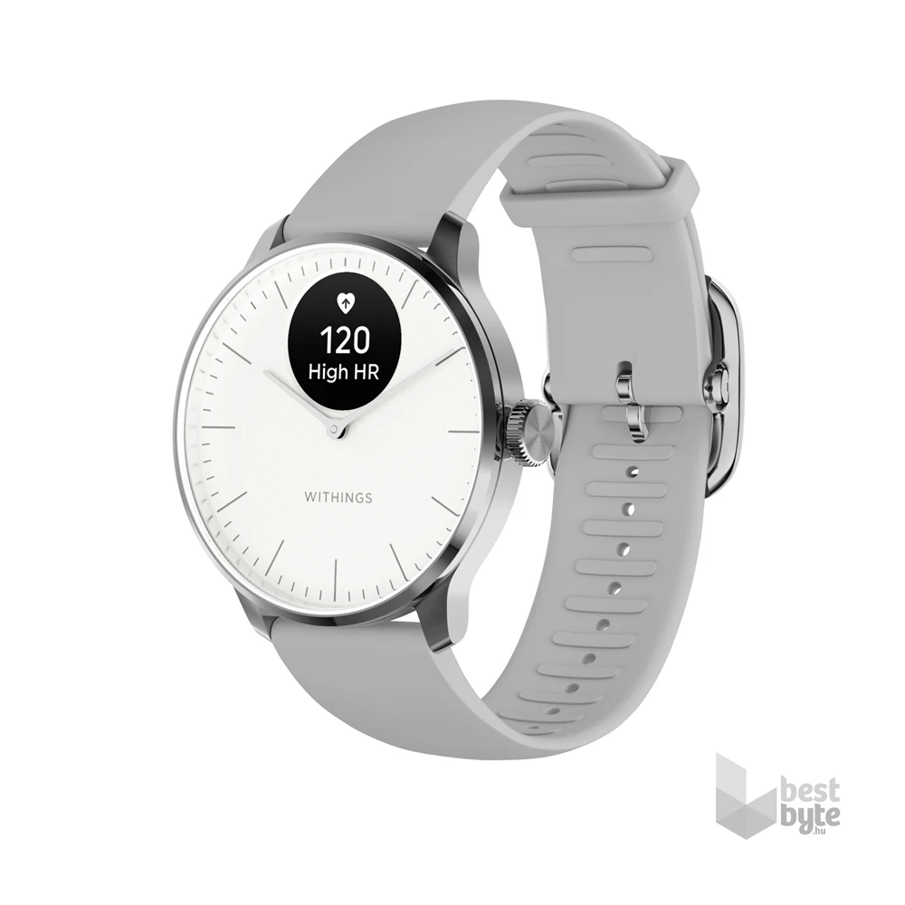 Withings HWA11-model 3 ScanWatch Light 37mm fehér okosóra