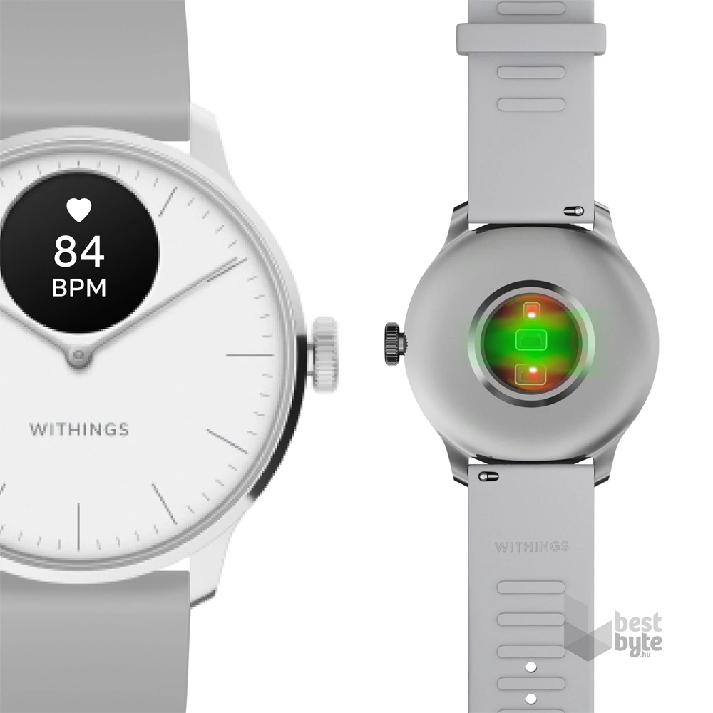 Withings HWA11-model 3 ScanWatch Light 37mm fehér okosóra