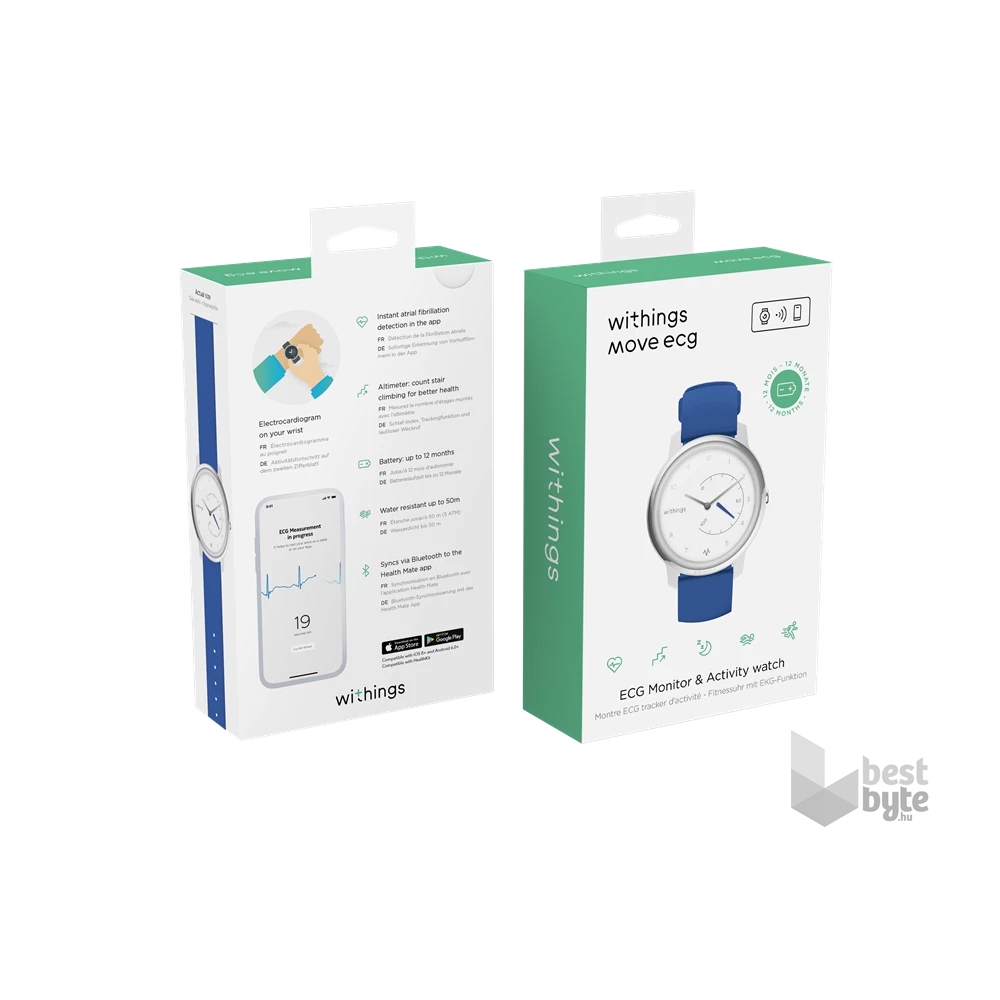Withings Move ECG kék okosóra