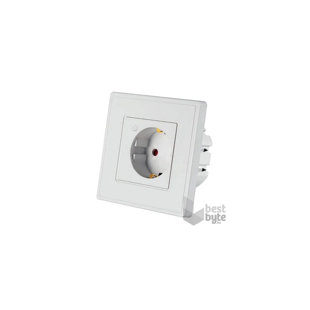 Woox Smart Home Csatlakozó aljzat - R4054 (beltéri, 10A, 2300W, Wi-Fi, távoli elérés)