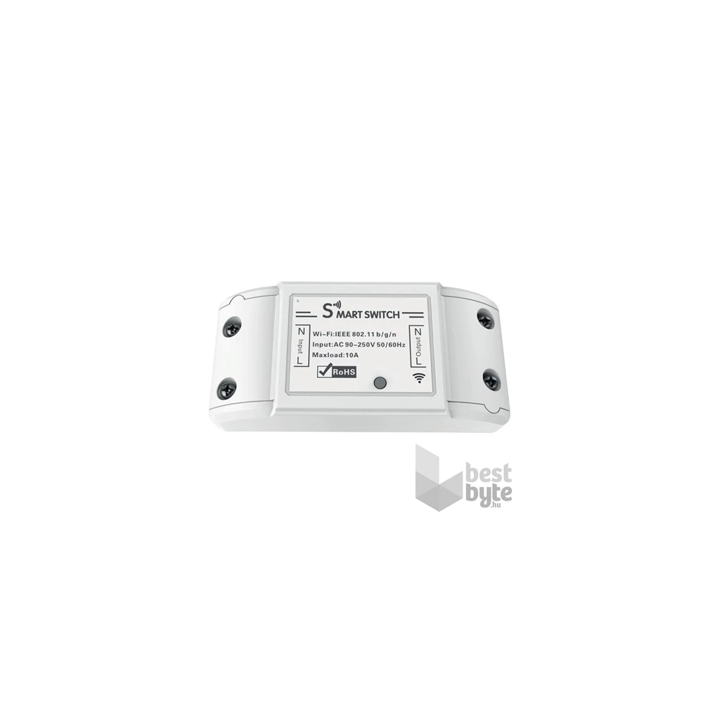 Woox Smart Home Kapcsoló - R4967 (univerzális, 10A, 2300W, Wi-Fi, távoli elérés)