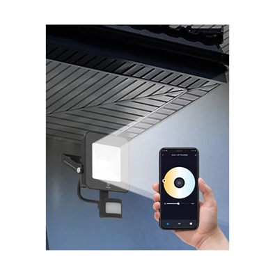 Woox Smart Home Kültéri Reflektor PIR szenzorral - R5113 (20W, 2700K-6500K, 120°, 1600lm, 25000h)