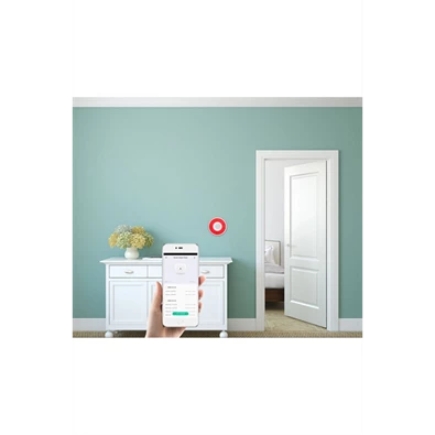 Woox Smart Zigbee Beltéri Sziréna - R7051 (85dB, Zigbee 3.0, 500mAh újratölthető akkumulátor, beltéri)