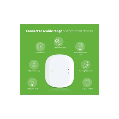 Woox Smart Zigbee Központi Hub - R7070 (2.4GHz Wi-Fi & Zigbee 3.0)