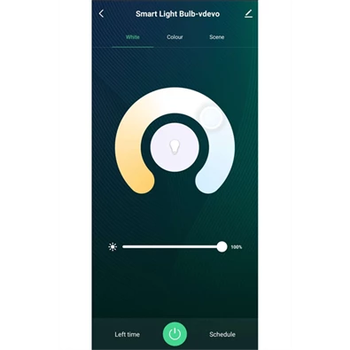 Woox Smart Zigbee LED Izzó - R9077 (E27, RGB+CCT, 30.000h, 10 Watt, 806LM, 2700-6500K, Zigbee 3.0)