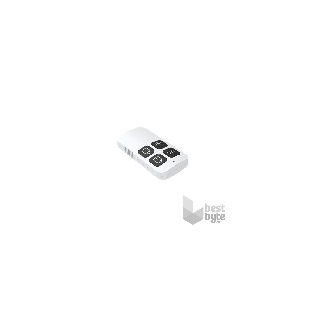 Woox Smart Zigbee Távirányító - R7054 (1xCR2032, Zigbee 3.0, riasztás gyors hatástalanítása, vészkapcsoló)