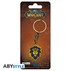 World of Warcraft Alliance fém kulcstartó
